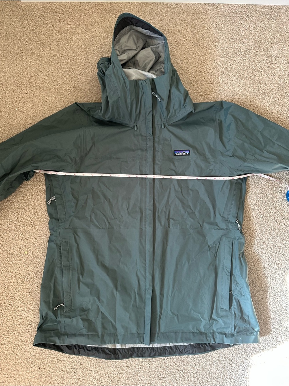 Patagonia Women's Nouveau Green Torrentshell 3L Rain Jacket XL - Picture 5 of 5